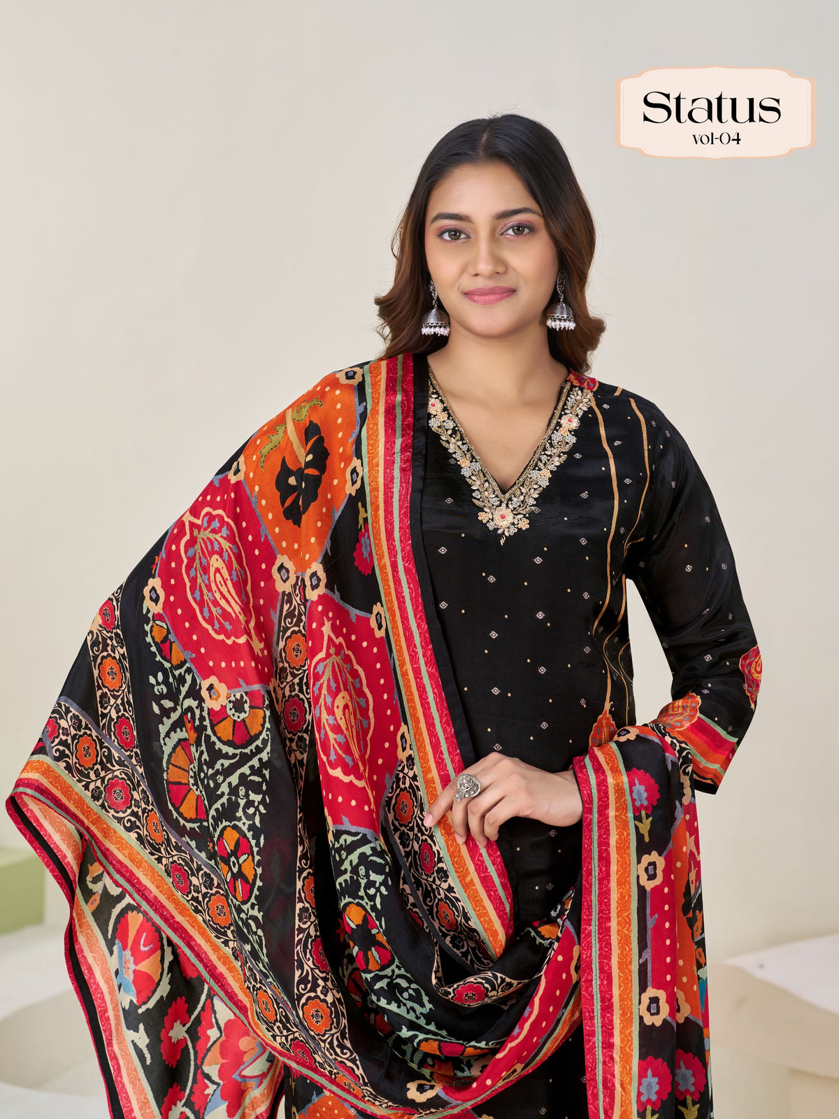 Premium Viscose Silk Kurti Pant Dupatta collection By Texofab